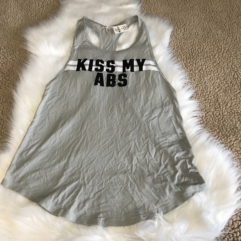 NWT - Victoria’s Secret “Kiss My Abs” Tank Top